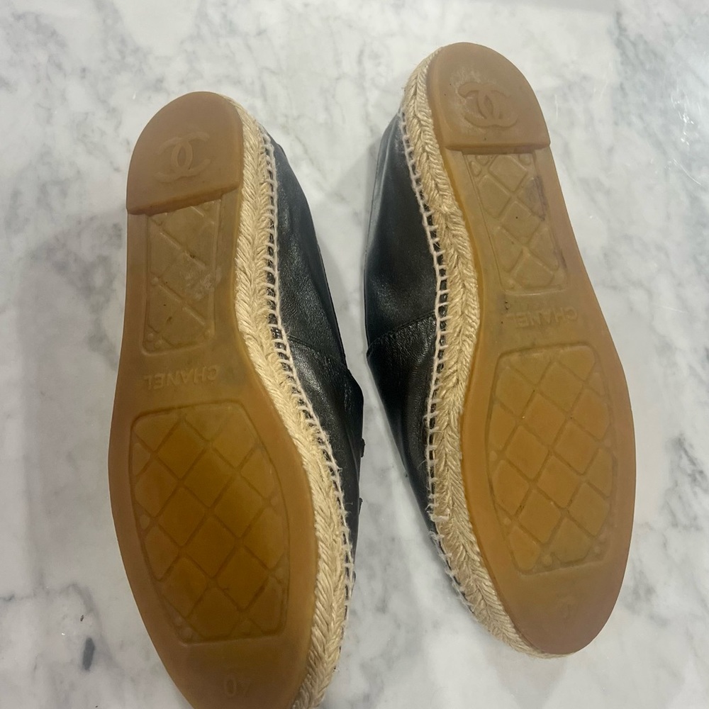 Chanel espadrilles black size 40 - Picture 2 of 3